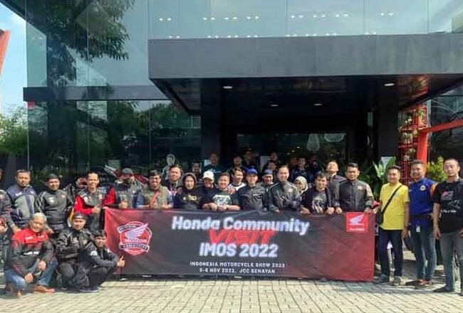 <strong>Bikers Honda Nikmati Beragam Keseruan Acara di Booth Honda IMOS 2022</strong>
